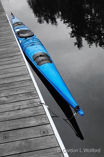 Blue Kayak_11041.jpg - Photographed at Otty Lake near Perth, Ontario, Canada.